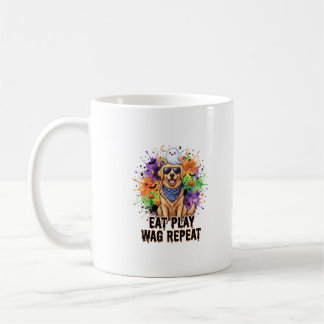 Cute Spooky Golden Retriever Halloween Dog Coffee Mug