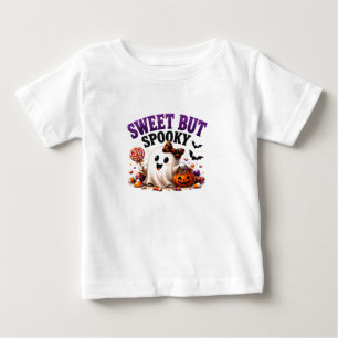 👻 Cute Spooky Halloween Candy Saying 🍭 Baby T-Shirt