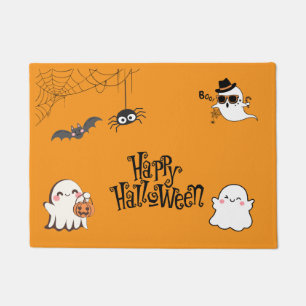 Cute & Spooky Halloween Door Mat