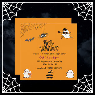 Cute & Spooky Halloween Invitation