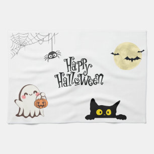 Cute & Spooky Halloween Kitchen Towel