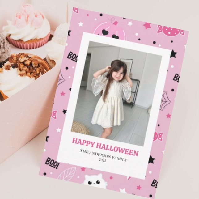 Cute Spooky Halloween Photo Card (Creator Uploaded)