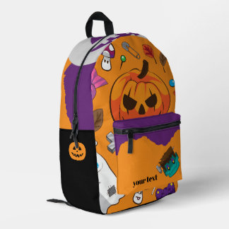  Cute Spooky Halloween Printed Backpack