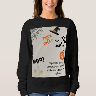 Cute Spooky Halloween Sweatshirt 🎃👻