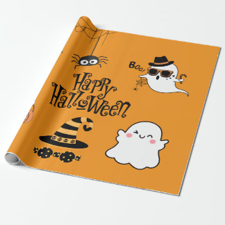 Cute & Spooky Halloween  Wrapping Paper