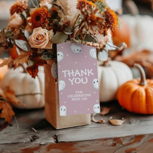 Cute Spooky One Halloween Girl 1st Birthday Gift Tags