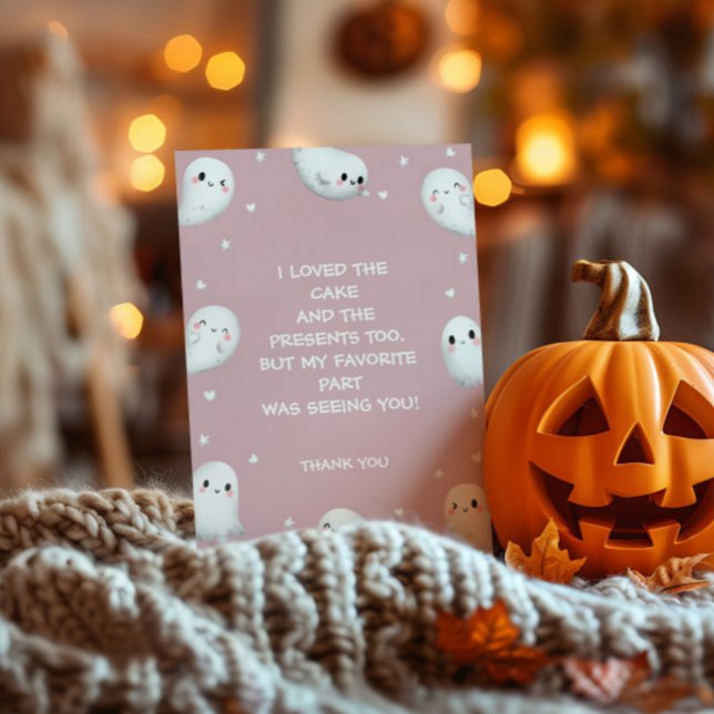 Cute Spooky One Halloween Thank You Card (Creator Uploaded)