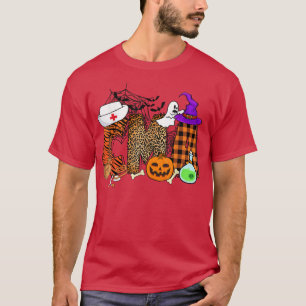 Cute Spooky Season Funny CMA Nurse Halloween Costu T-Shirt
