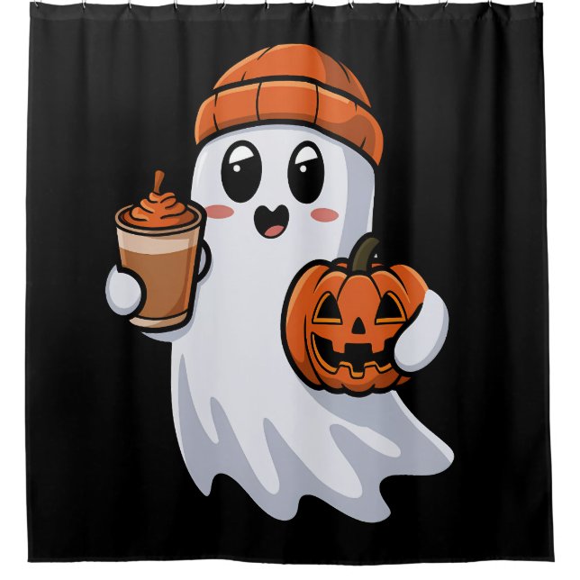 Cute spooky shower curtain (Front)