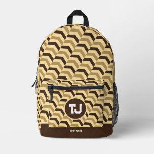 Cute Sports Fun Back to School Printed Backpack