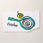 Cute sports hand towel gift for tennis players