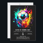 Cute Sports Watercolor Soccer Birthday Invitation<br><div class="desc">Dive into a world of cuteness and excitement with our Cute Sports Watercolor Soccer Birthday invitation. This adorable design effortlessly combines playful sports elements with the charm of watercolor, creating an invitation that is as sweet as it is festive. The watercolor illustrations add an artistic touch, making this invitation a...</div>