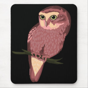 Cute Spotted Owl Mouse Mat