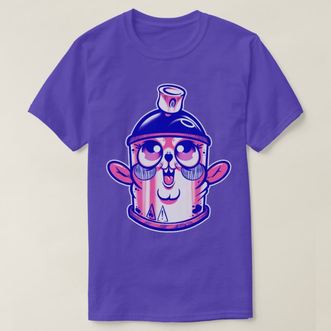 Cute Spraycan T-Shirt (Design Front)