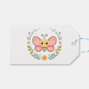 Cute, spring/butterfly gift tags