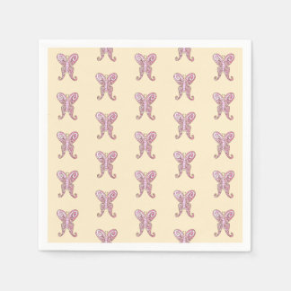 Cute Spring Butterfly Napkin