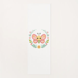 Cute, spring/butterfly  yoga mat