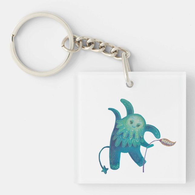 cute spring character key ring (Front)