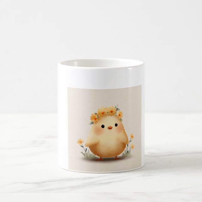 Cute Spring Chick Mug | Daisy Chick (Center)
