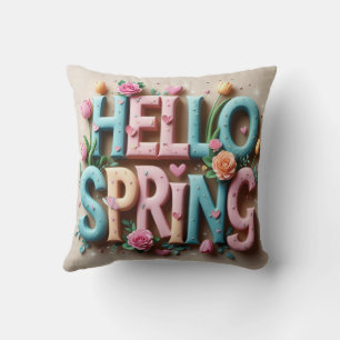 cute spring cushion