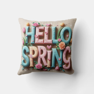 cute spring cushion