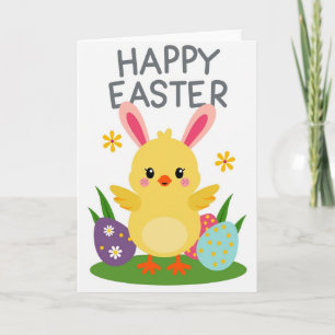 Cute Spring Fledgling Holiday Card