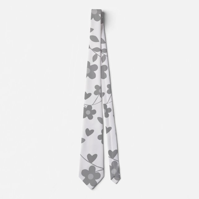 Cute Spring Flowers - Tie (Front)