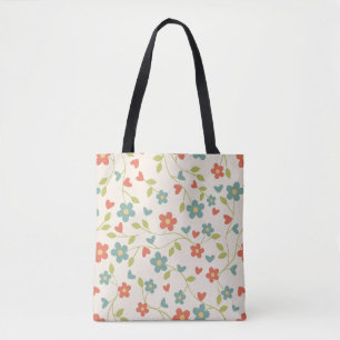 Cute Spring Flowers Tote Bag
