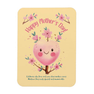 Cute Spring Heart Tree Mother’s Day Magnet