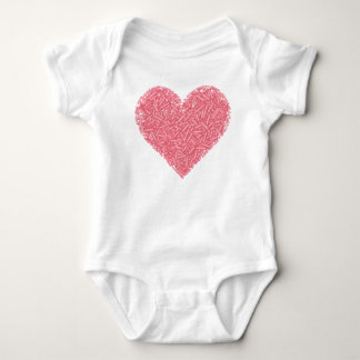 Cute Sprinkle Heart | Baby Sprinkle Bodysuit
