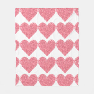 Cute Sprinkle Heart | Baby Sprinkle Fleece Blanket