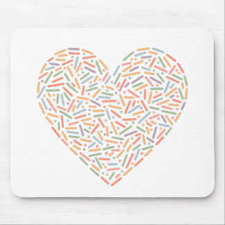 Cute Sprinkle Heart | Baby Sprinkle Mouse Mat