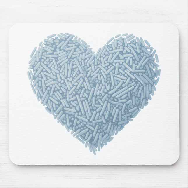 Cute Sprinkle Heart | Baby Sprinkle Mouse Mat (Front)
