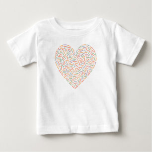 Cute Sprinkle Heart Baby Sprinkle T-Shirt
