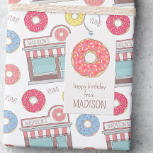 Cute Sprinkles Doughnut Personalised