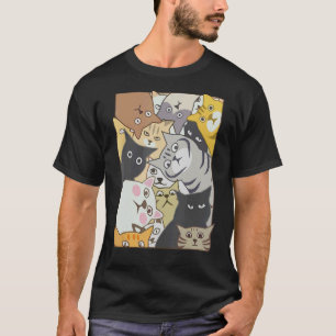 Cute Spying Cats Cat Kittens Men Women Kids T-Shirt
