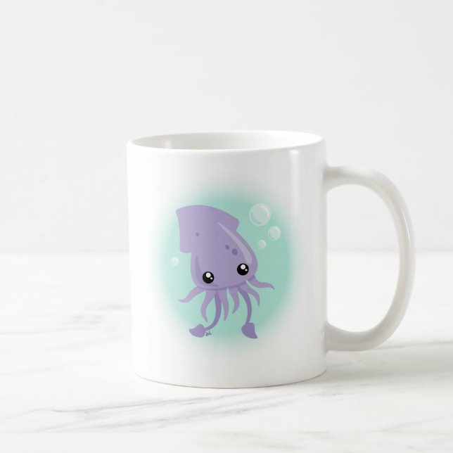 Cute Squid Coffee Mug (Right)