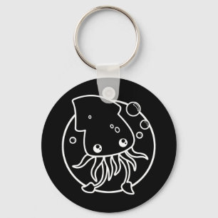 Cute Squid Keychain