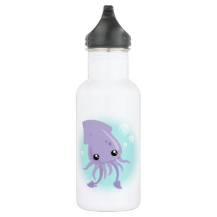 Cute Squid Water Bottle