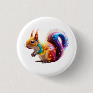 Cute Squirrel 3 Cm Round Badge