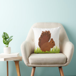 Cute Squirrel Animal Rodent Cushion