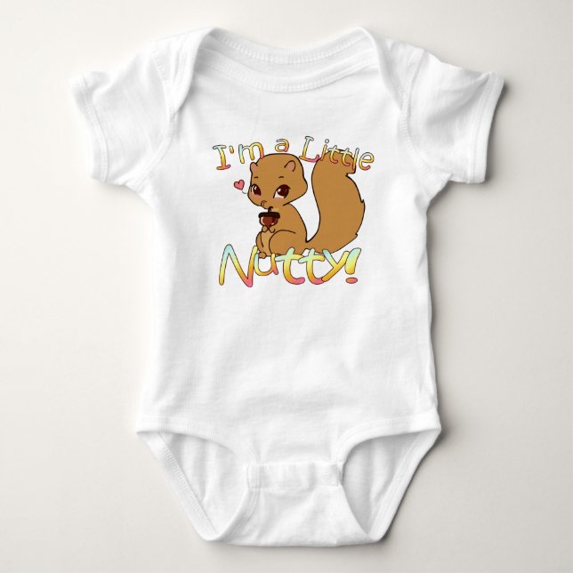 Cute Squirrel Baby Shirt (Front)