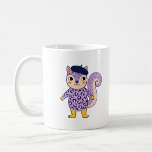 Cute Squirrel Beret Mug