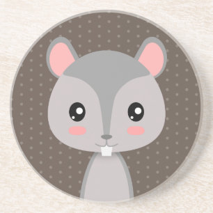 Cute Squirrel Coaster