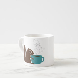 Cute Squirrel Coffee Lover   Wild Critter Espresso Cup