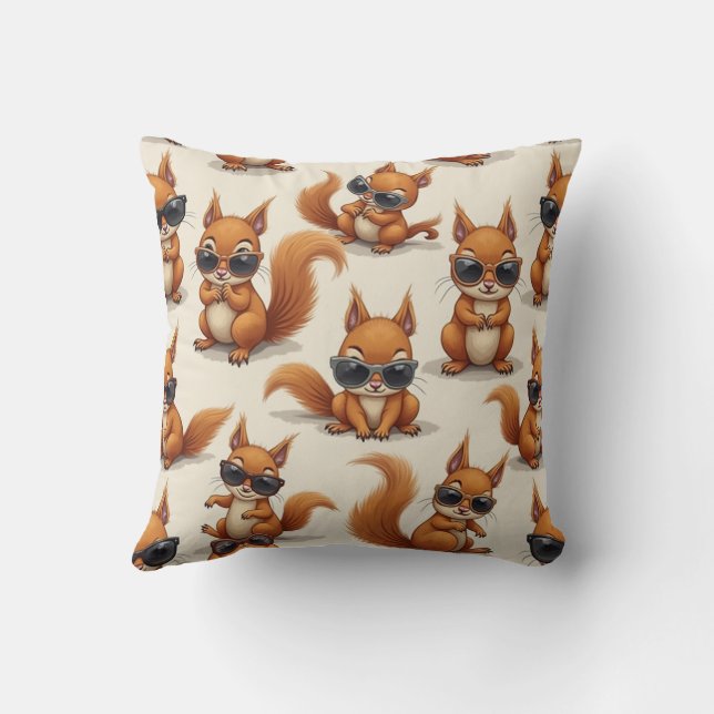 cute squirrel cushion (Back)