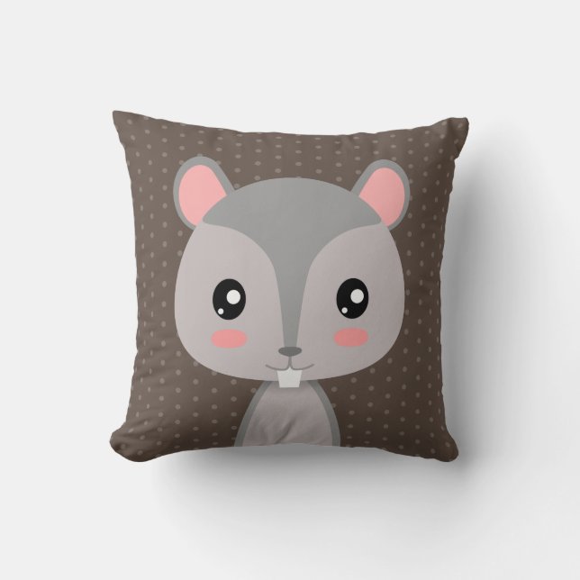 Cute Squirrel Cushion (Front)