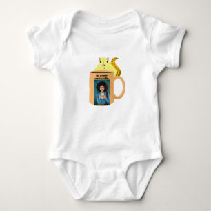 Cute squirrel design baby apparel bodysuit