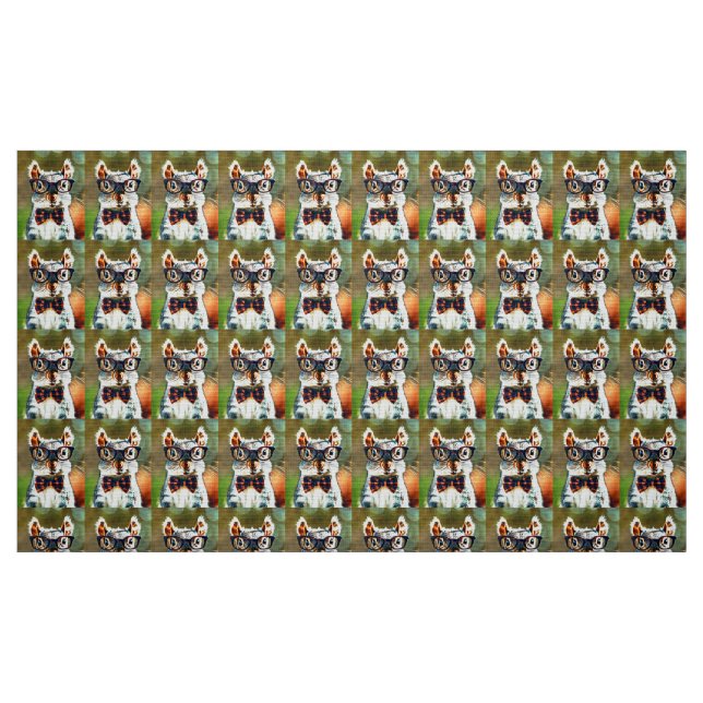 Cute Squirrel Fabric (Fat Quarter)