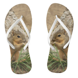 Cute Squirrel Flip Flop Sandals